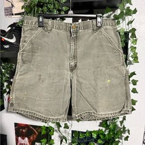 Carhartt Green Jorts